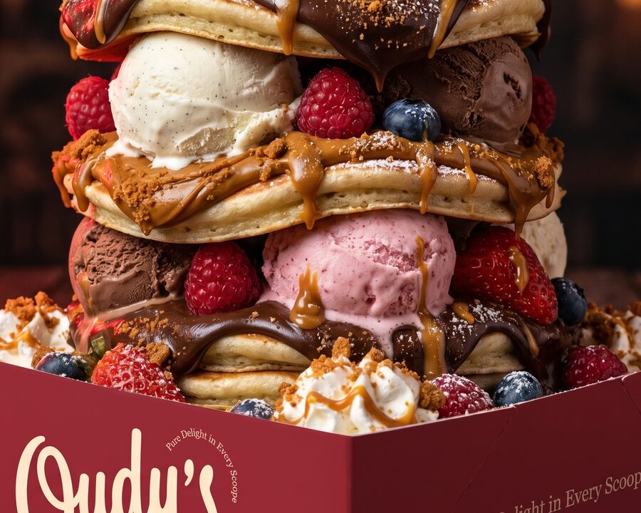 Loaded dessert box at Oudy's, Alexandria