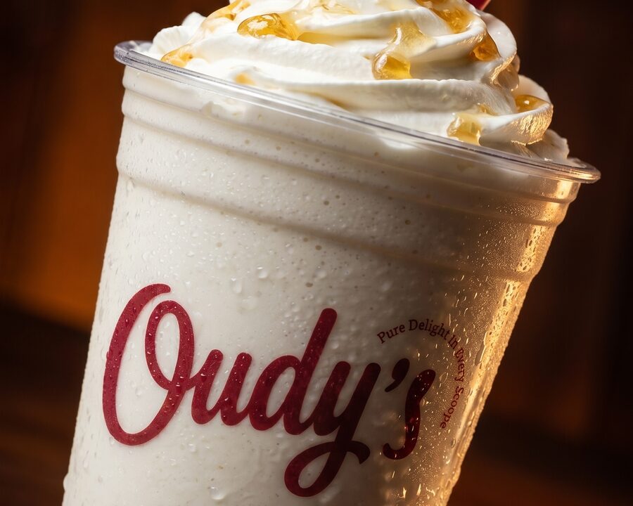 Vanilla milkshake at Oudy's, Alexandria